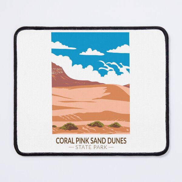 Item preview, Coral Pink Sand Dunes State Park Utah Travel Art Vintage designed and sold by KrisSidDesigns.