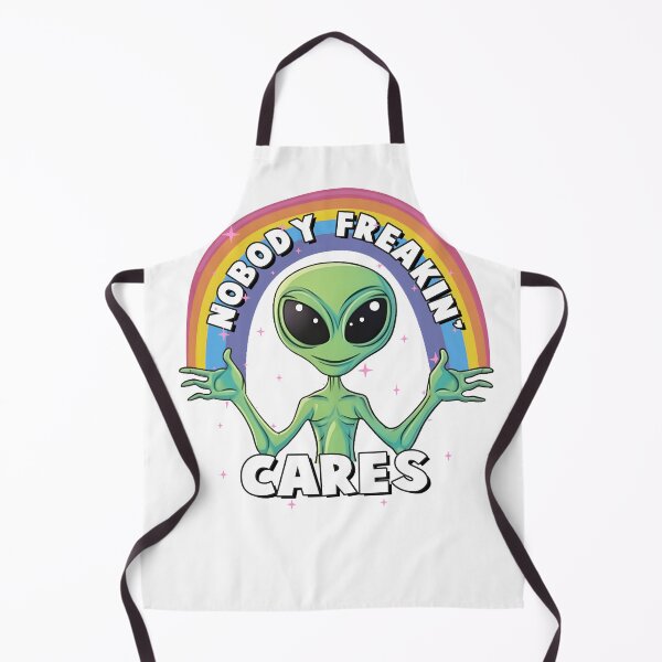 Item preview, Alien UFO Extraterrestrial Nobody Freakin Cares designed and sold by ttuniques.