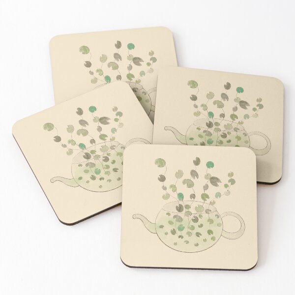 Item preview, Water lilies teapot designed and sold by ChaiTeaArt.