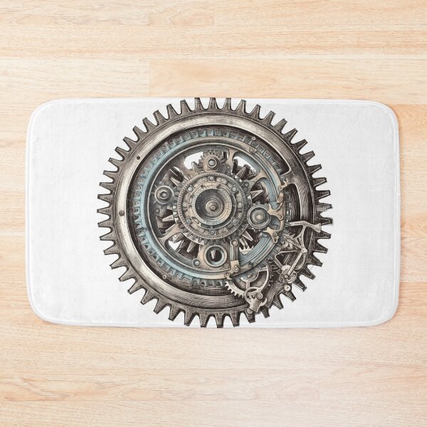 Item preview,  Gear Steampunk Artistic Apparel- Silver  Color  designed and sold by PatriciaReyes.