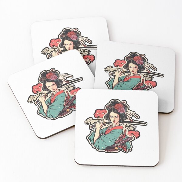 Item preview, Samurai Girl Japan designed and sold by InkCreato.