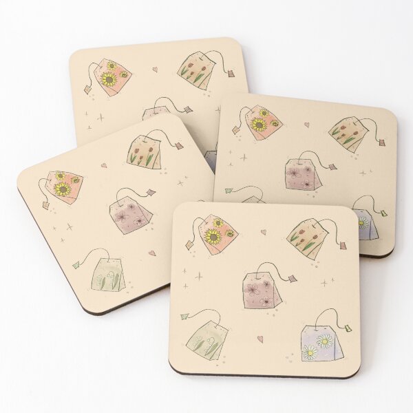 Item preview, Floral Tea Bags designed and sold by ChaiTeaArt.