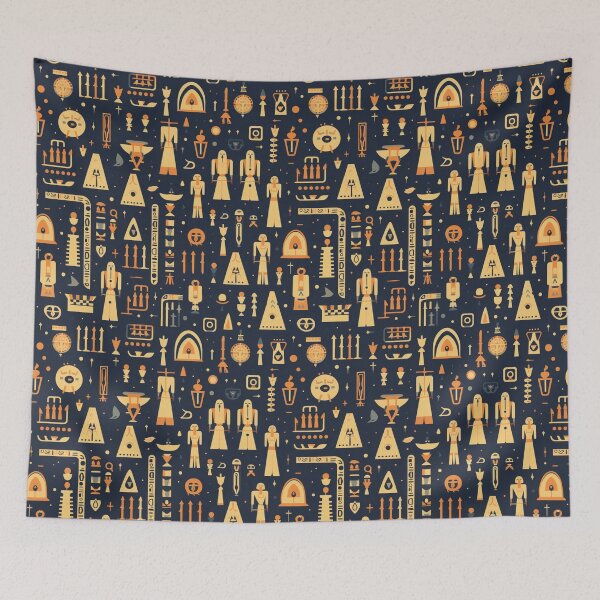 Item preview, Mystic Echoes: Ancient Egypt Hieroglyphics Unveiled designed and sold by AlienSkinEyes.