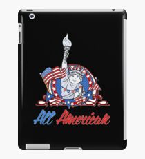 All American Patriotic 4th of July Memorial T-Shirt iPad Case/Skin