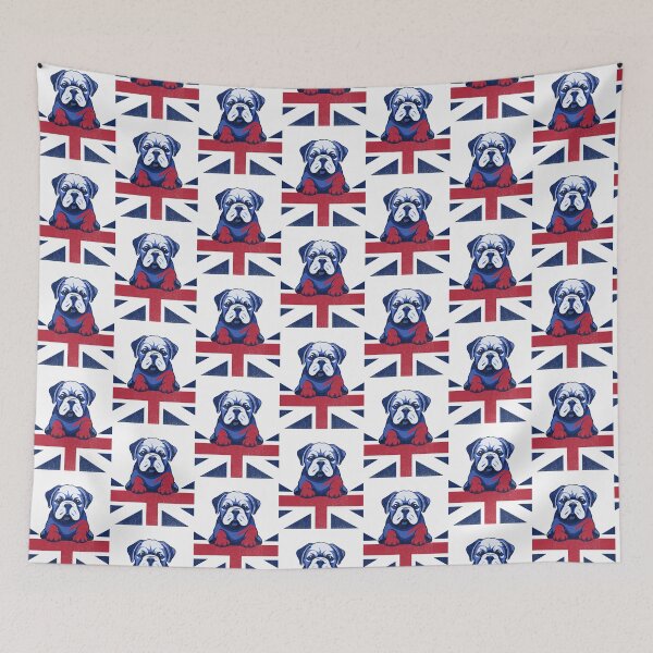Item preview, Bulldog Inglés art Nº 8A Grunge designed and sold by Bauani.