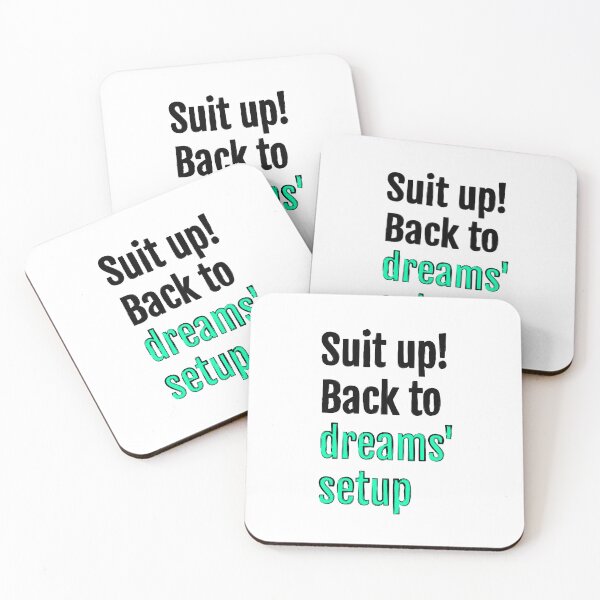 Item preview, Suit up! Back to dreams setup designed and sold by QuotopiaThreads.