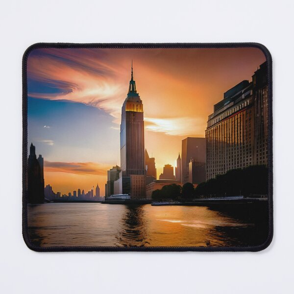 Item preview, Waterway City Skyline Sunset designed and sold by i20media.