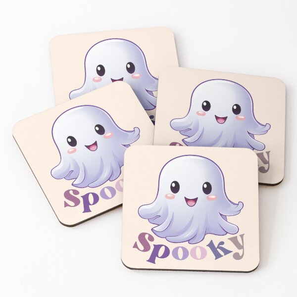 Item preview, Cheerfully Spooky: Adorable Ghost Design designed and sold by minjagoods.