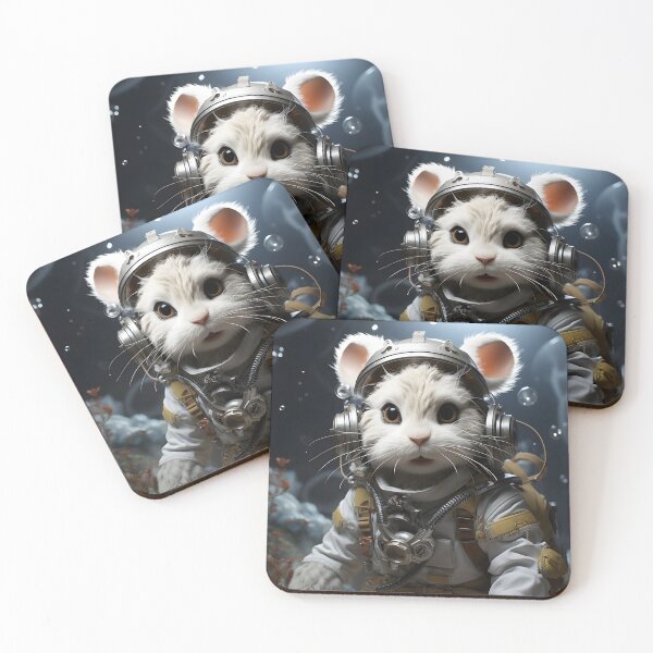 Item preview, Fantasy astronaut mouse designed and sold by PINKSOUL1977.