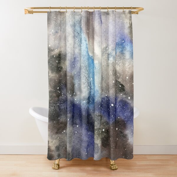 Space Exploration Shower Curtain