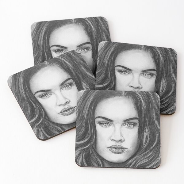 Item preview, Meg Fox in black and white designed and sold by GittaG74.