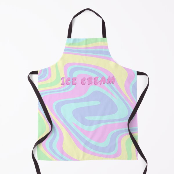 Item preview, ice cream with pastel wave background designed and sold by TheMillusion.