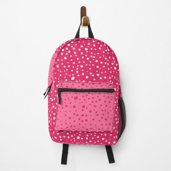 Item preview, Hot Pink Two-Tone Painted Smudge Dots Pattern designed and sold by kierkegaard.