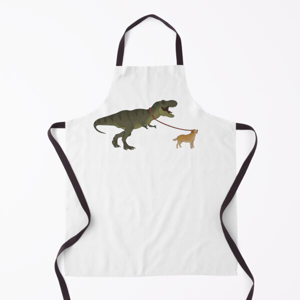 Item preview, Funny Golden Retriver Dog Walking T Rex designed and sold by Logiamerch.