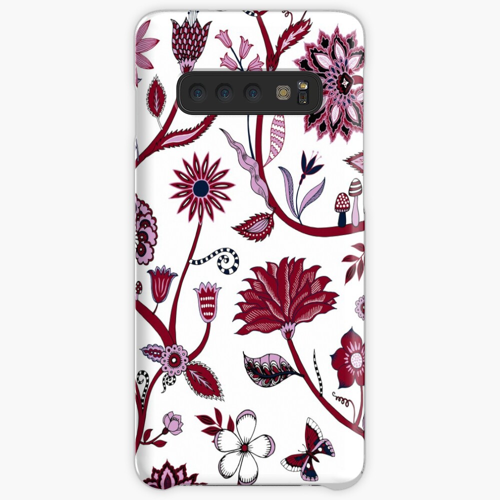 Fantasy Indian Floral - elegant, romantic pattern by Cecca Designs Case & Skin for Samsung Galaxy