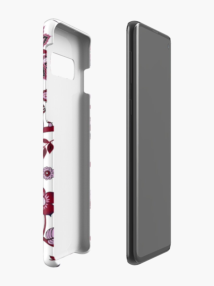 Alternate view of Fantasy Indian Floral - elegant, romantic pattern by Cecca Designs Case & Skin for Samsung Galaxy