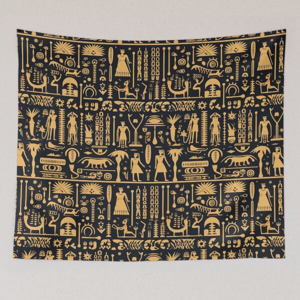 Item preview, Mystic Echoes: Ancient Egypt Hieroglyphics Unveiled designed and sold by AlienSkinEyes.