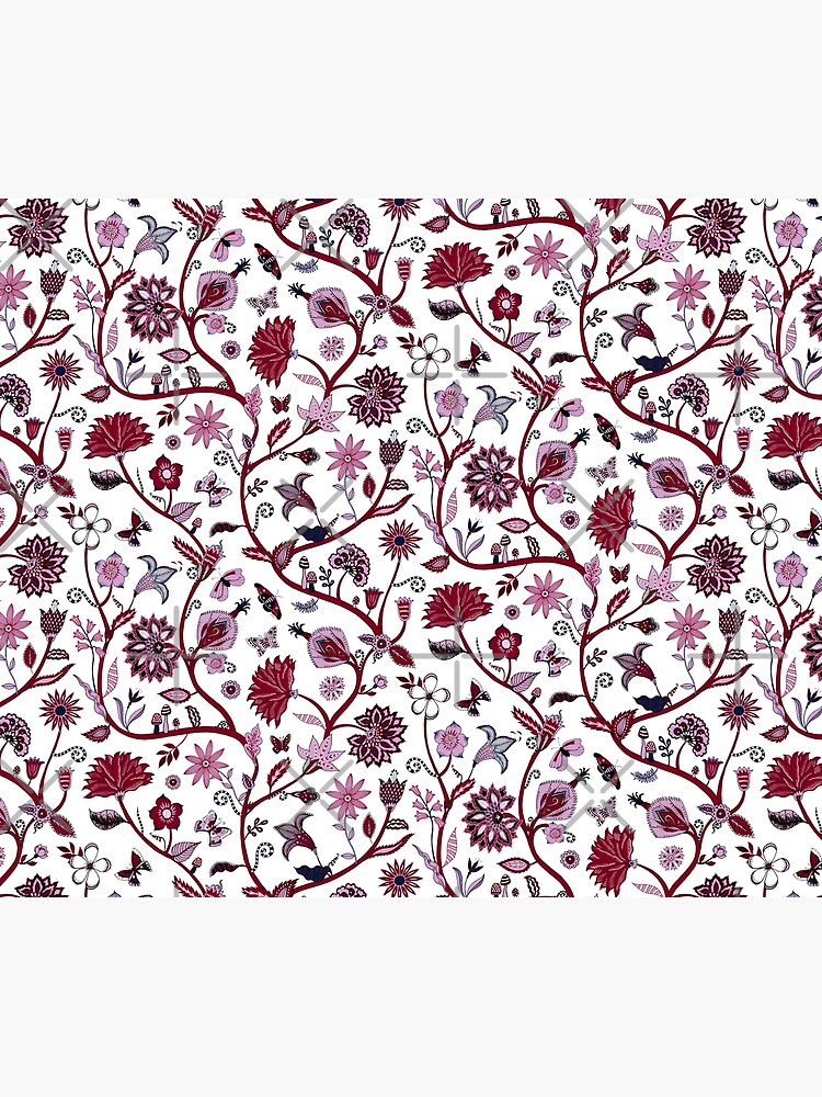 Fantasy Indian Floral - elegant, romantic pattern by Cecca Designs by Cecca-Designs