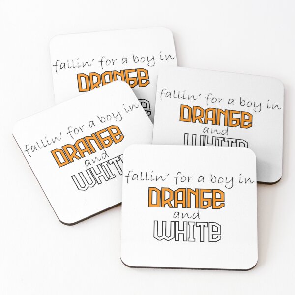 Item preview, orange & white designed and sold by the-riles-files.