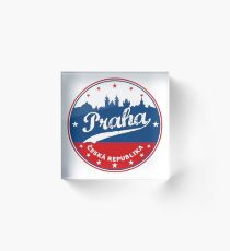 Prague, Praha, City of Czech Republic Acrylic Block