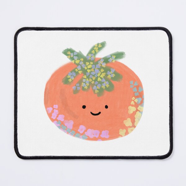 Item preview, Cute floral tomato designed and sold by tinasartspace.