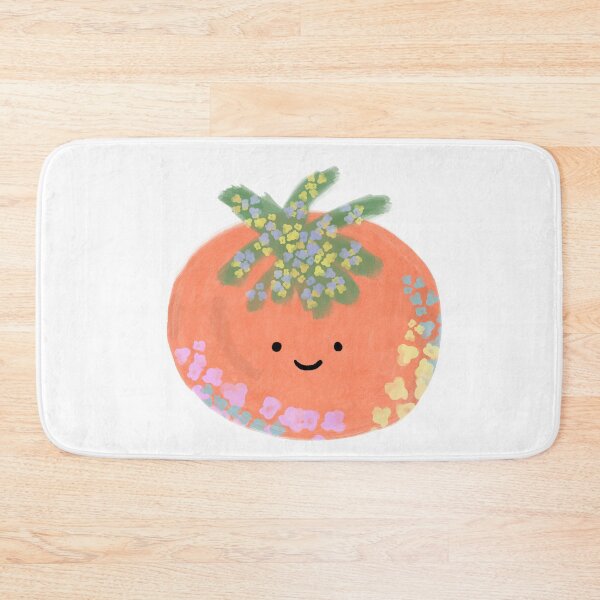 Item preview, Cute floral tomato designed and sold by tinasartspace.