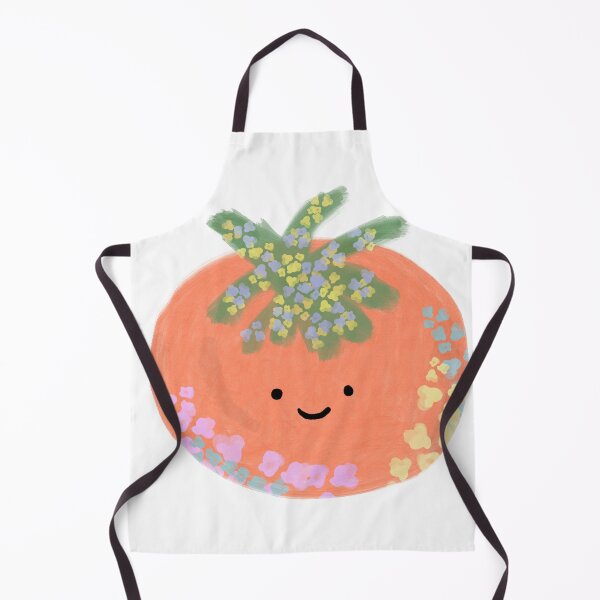 Item preview, Cute floral tomato designed and sold by tinasartspace.