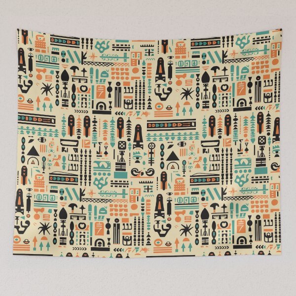 Item preview, Mystic Echoes: Ancient Egypt Hieroglyphics Unveiled designed and sold by AlienSkinEyes.