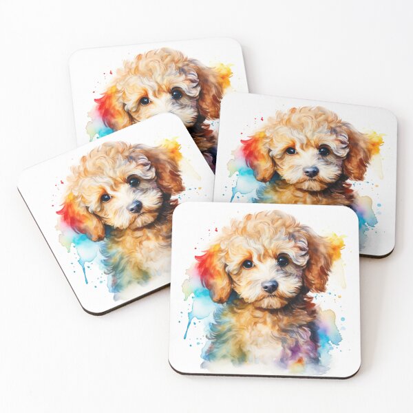 Item preview, Drawing of Poodle Toy Dog, Poodle, Puppy, Cute Animal, Animal, Pet, Drawing, Water Color, Nature, Sea life designed and sold by puppynpaw.