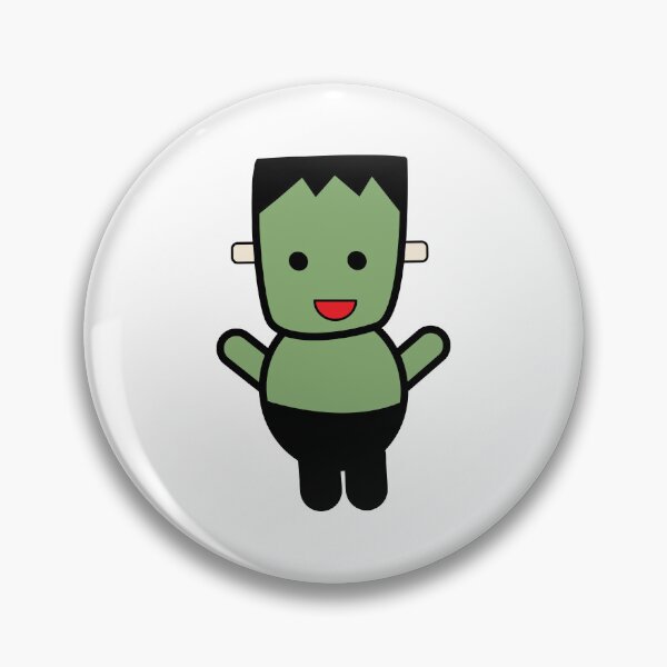 Item preview, Frankenstein Monster Halloween Kawaii Pattern designed and sold by ValeriesGallery.