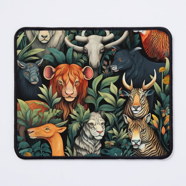 Item preview, Patrón colorido de animales salvajes designed and sold by SmileshareShop.