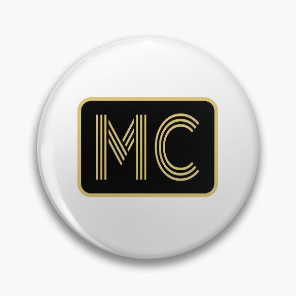 Item preview, MC Initials Gold Geometric Letters designed and sold by Jeallan Designs.