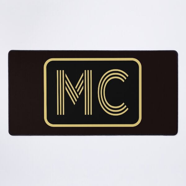 Item preview, MC Initials Gold Geometric Letters designed and sold by Jeallan Designs.