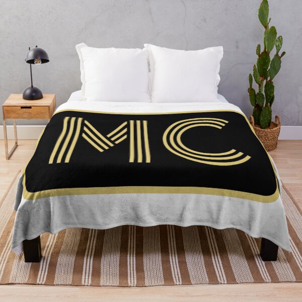 Item preview, MC Initials Gold Geometric Letters designed and sold by Jeallan Designs.