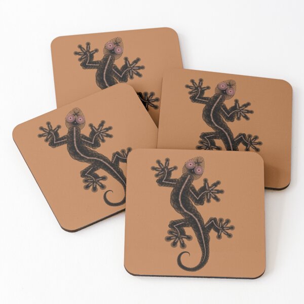 Item preview, Spirograph Gecko silhouette designed and sold by RachelEDesigns.