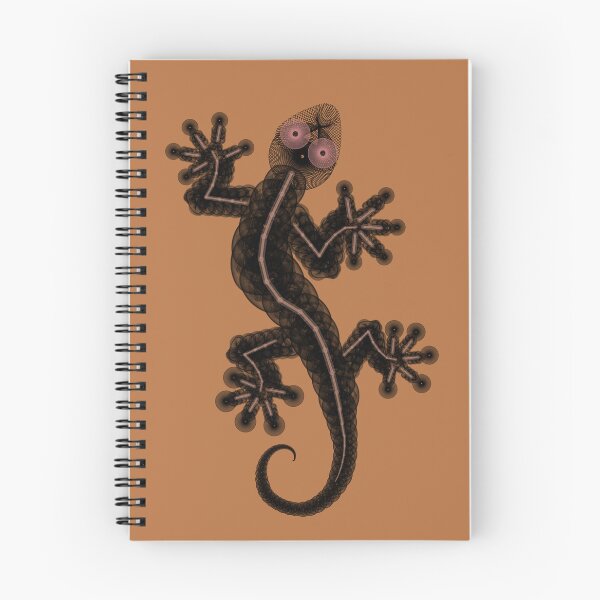 Item preview, Spirograph Gecko silhouette designed and sold by RachelEDesigns.