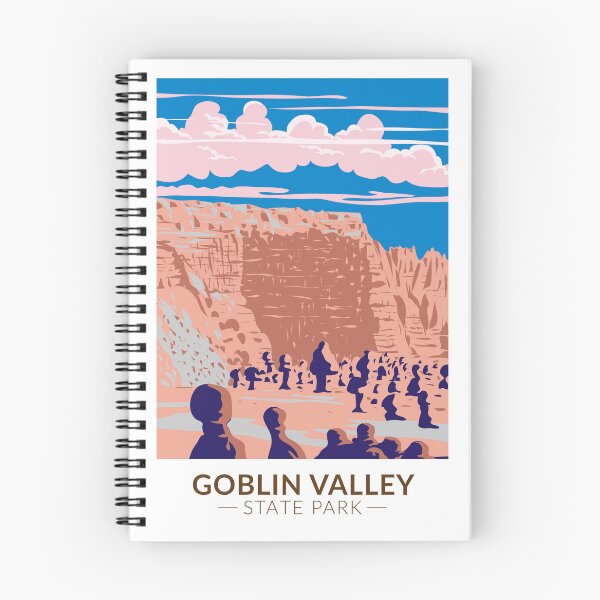 Item preview, Goblin Valley State Park Travel Art Vintage designed and sold by KrisSidDesigns.