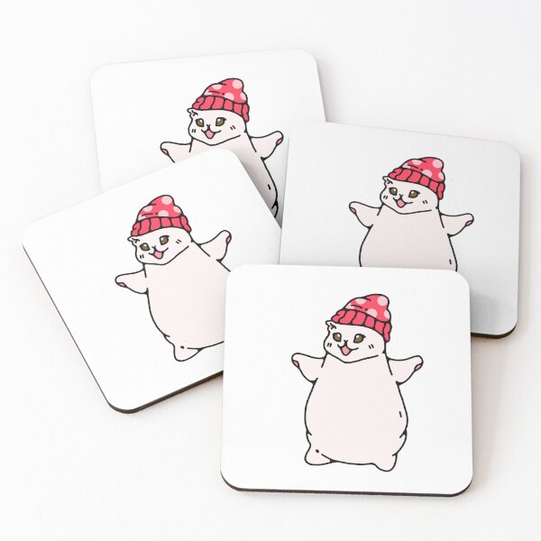 Item preview, Cat with red hat designed and sold by Fruksi.