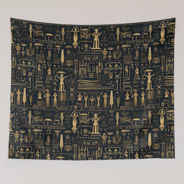 Item preview, Mystic Echoes: Ancient Egypt Hieroglyphics Unveiled designed and sold by AlienSkinEyes.