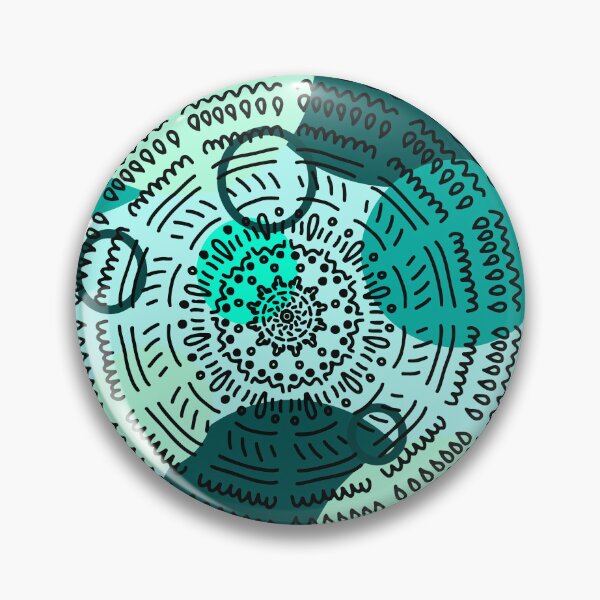 Item preview, Patterned fantasy in mint green colors. Abstraction. designed and sold by youartyouself.