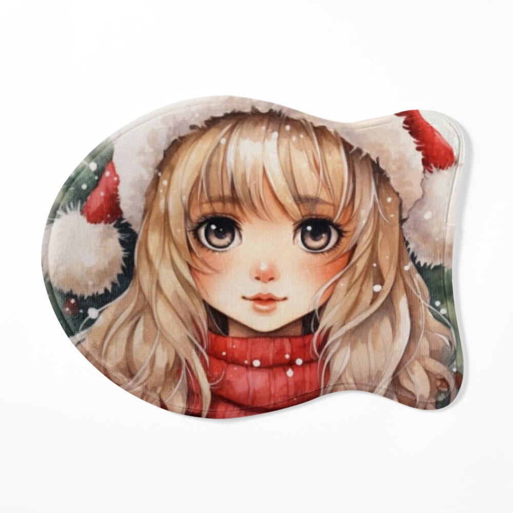 Cute Christmas Anime Girl 