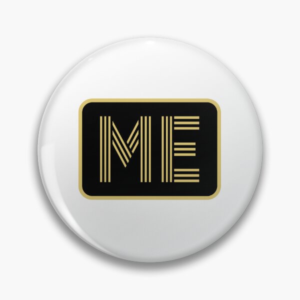 Item preview, ME Initials Gold Geometric Letters designed and sold by Jeallan Designs.