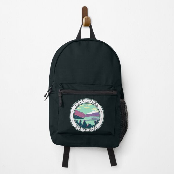 Item preview, Deer Creek State Park Utah Travel Art Badge designed and sold by KrisSidDesigns.