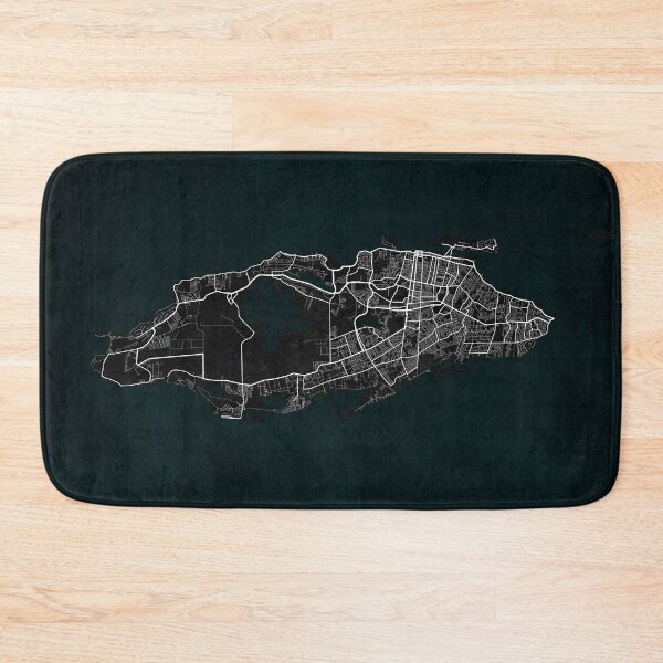Item preview, Nassau City Map of The Bahamas - Dark designed and sold by deMAP.