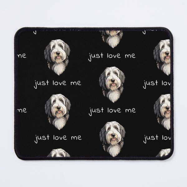 Item preview, Just Love Me Cute Quote Bearded Collie Mom designed and sold by LudwikeArts.
