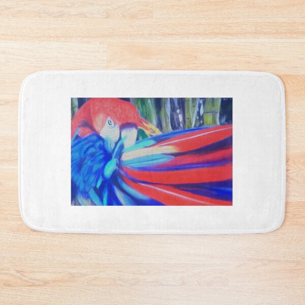 Item preview, Macaw Preening designed and sold by Artbyjanehicks.