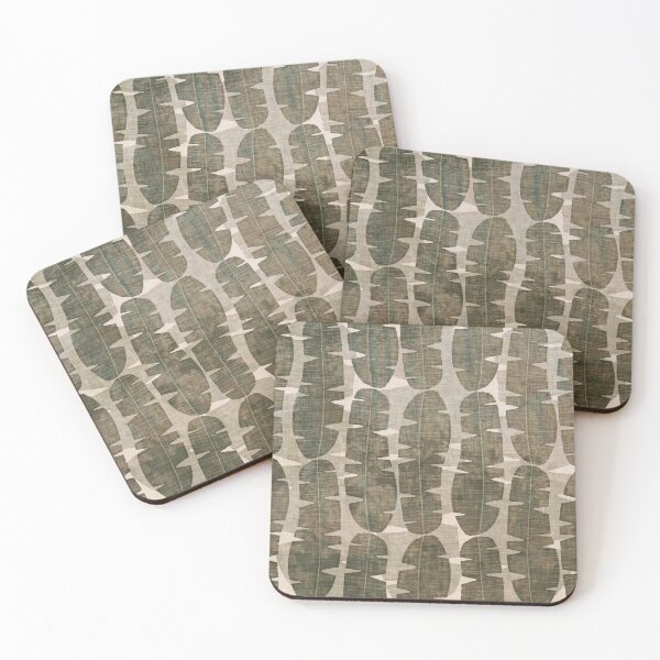 Item preview, Modern Boho Tropical Palm Leaves Blue designed and sold by susycosta.