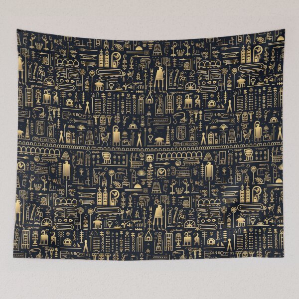 Item preview, Mystic Echoes: Ancient Egypt Hieroglyphics Unveiled designed and sold by AlienSkinEyes.