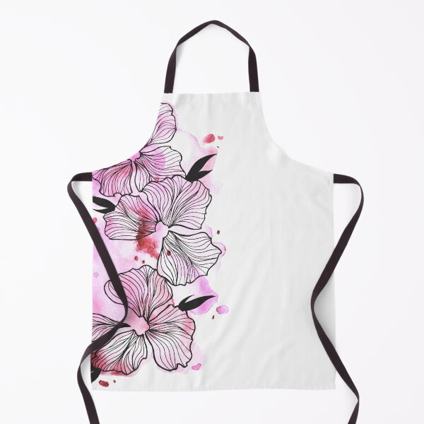 Item preview, Pink Watercolor Flowers Lea designed and sold by BEATRIZKOBORI.