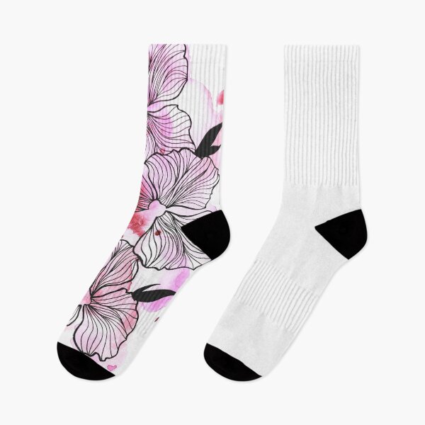 Item preview, Pink Watercolor Flowers Lea designed and sold by BEATRIZKOBORI.